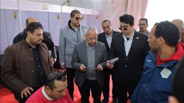 أمين عام نقابة المهندسين يتفقد مقر انتخابات مهندسي القاهرة