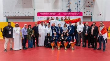 إنجاز تاريخي جديد لنادي بتروجت في بطولة الألعاب العربية لتنس الطاولة إنجاز تاريخي جديد لنادي بتروجت في بطولة الألعاب العربية لتنس الطاولة