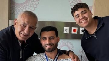 كامل أبو علي يطمئن على الحالة الصحية لنجم المصري باهر المحمدي