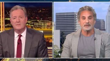 بيرس مورغان يهاجم باسم يوسف بسبب أرملة الناشط تشارلي كيرك والإعلامي المصري يرد بحدة (فيديو) بيرس مورغان يهاجم باسم يوسف بسبب أرملة الناشط تشارلي كيرك والإعلامي المصري يرد بحدة (فيديو)