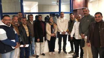 مدير تعليم مطروح تبحث سبل التعامل في حالة الكوارث والحوادث قبل استئناف الدراسة