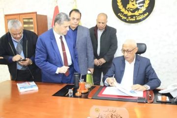 محافظ شمال سيناء يعتمد نتيجة الشهادة الإعدادية للفصل الدراسي الأول