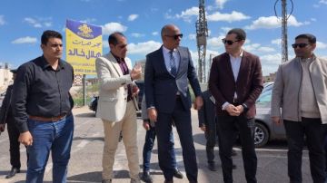 زراعة الأشجار المثمرة.. محافظ كفر الشيخ يتفقد تطوير محور 30 يونيو صور زراعة الأشجار المثمرة.. محافظ كفر الشيخ يتفقد تطوير محور 30 يونيو صور