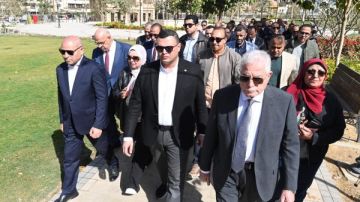 وزير الإسكان ومحافظ القاهرة ومستشار رئيس الجمهورية يتفقدون مشروعات تطوير القاهرة الخديوية
