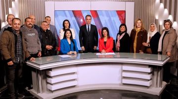 قناة النيل الدولية تدخل مرحلة جديدة.. المسلماني يفتتح استوديو النشرات المطور قناة النيل الدولية تدخل مرحلة جديدة.. المسلماني يفتتح استوديو النشرات المطور