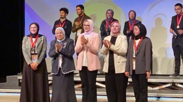 ذهبيتان وبرونزية لـ طلاب دمياط في معرض مكتبة الإسكندرية