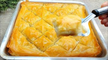 طريقة عمل الجلاش الحلو بالمكسرات.. وصفة سهلة بطعم المحلات