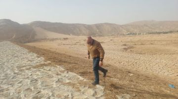 مدير عام المياه الجوفية بجنوب سيناء يتفقد منشآت الحماية من السيول استعدادا للموسم الشتوي