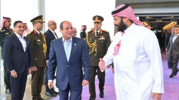 الرئيس السيسي وولي العهد السعودي يؤكدان رفض أية محاولات لتهجير الشعب الفلسطيني الرئيس السيسي وولي العهد السعودي يؤكدان رفض أية محاولات لتهجير الشعب الفلسطيني