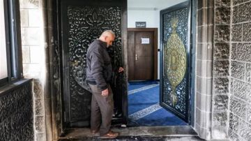 إحراق مسجد أبو بكر الصديق بنابلس.. مرصد الأزهر: نحذر من سياسة غض الطرف إحراق مسجد أبو بكر الصديق بنابلس.. مرصد الأزهر: نحذر من سياسة غض الطرف