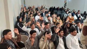 إقبال طلابى كبير بالضبعة على قوافل مطروح التعليمية