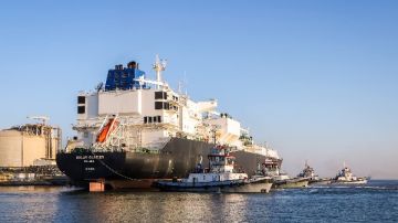 ميناء دمياط يستقبل ناقلة الغاز المسال FLEX VIGILANT