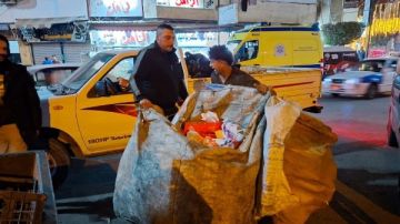 استمرار حملات مجابهة ظاهرة فارزي القمامة في بورفؤاد.. صور