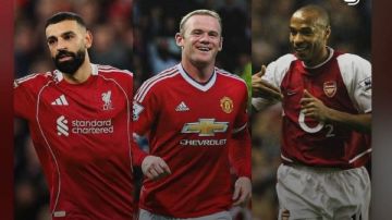 محمد صلاح يستعرض تفوقه على روني وهنري