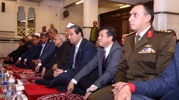 الاحتفال بليلة النصف من شعبان بالجامع الجديد في دمياط الاحتفال بليلة النصف من شعبان بالجامع الجديد في دمياط