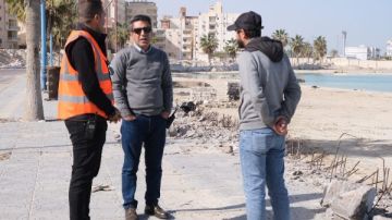 رئيس مدينة مطروح: بدء تطوير الكورنيش الشرقي حتي باب البحر.. صور رئيس مدينة مطروح: بدء تطوير الكورنيش الشرقي حتي باب البحر.. صور