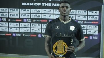 أليو بدارا لاعب فاركو يحصد جائزة رجل مباراة حرس الحدود بالدوري