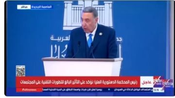 رئيس المحكمة الدستورية: الإعلام يلعب دورا حيويا في مخاطبة الرأي العام ونشر المعلومات