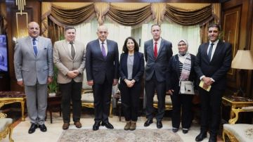 وفد من مارسيليا الفرنسي في زيارة رسمية إلى ميناء الإسكندرية