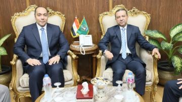 اللواء عمرو الغريب محافظ المنوفية يصل مقر الديوان العام لمباشرة مهام عمله