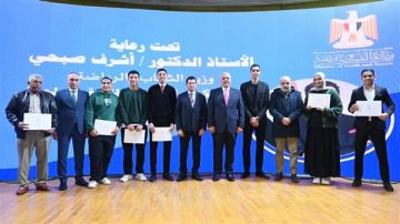 وزير الشباب والرياضة يكرم اللاعبين المتفوقين علميا الحاصلين على الحافز الرياضي