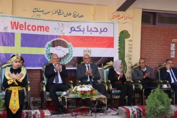 محافظ القليوبية وسفير السويد يتفقدان مبادرة الفصل الأخضر بالقناطر الخيرية محافظ القليوبية وسفير السويد يتفقدان مبادرة الفصل الأخضر بالقناطر الخيرية