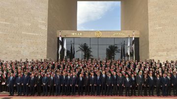 معاونو النيابة الإدارية الجدد المعينون بقرار جمهوري يؤدون اليمين القانونية أمام وزير العدل