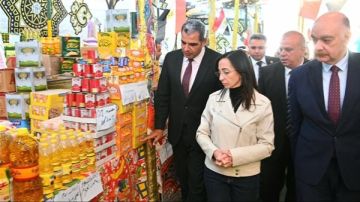 اللحوم البلدية بـ290 جنيها.. محافظ البحيرة تفتتح معرض أهلا رمضان بحوش عيسى