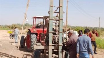 ضبط حفار آبار خلال عمله بدون تصريح في الوادي الجديد