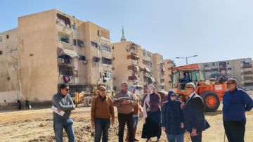 قطار التنمية يواصل تطوير مناطق زهور بورسعيد السكنية ويصل عمرو بن العاص