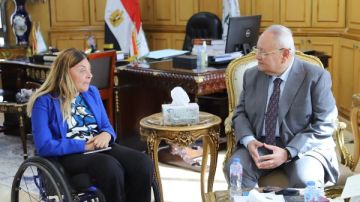 حفنة خدمات وتحديات.. إيمان كريم تبحث في مجلس الدولة حقوق ذوي الإعاقة