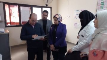 وكيل صحة الدقهلية يتفقد مركز طب أسرة ميت علي