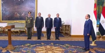 الموقع الرئاسي ينشر فيديو أداء الحكومة الجديدة اليمين الدستورية أمام الرئيس السيسي