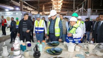 وزير قطاع الأعمال العام يتفقد مصانع شركة شيني بالقليوبية.. صور وزير قطاع الأعمال العام يتفقد مصانع شركة شيني بالقليوبية.. صور