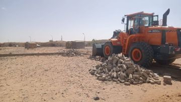 إزالة حالة تعد في المهد بمدينة حلايب إزالة حالة تعد في المهد بمدينة حلايب