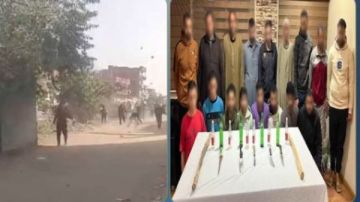 بحوزتهم زجاجات وأسلحة بيضاء القبض على 17 شخصا في مشاجرة بالإسماعيلية بحوزتهم زجاجات وأسلحة بيضاء القبض على 17 شخصا في مشاجرة بالإسماعيلية