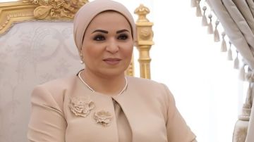 قرينة رئيس الجمهورية: من أرض الكنانه في وداع ضيوف مصر الكرام