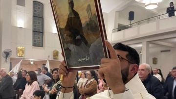 كنيسة القديسة تريزا المارونية بالإسكندرية تحتفل بعيد القديس مار مارون كنيسة القديسة تريزا المارونية بالإسكندرية تحتفل بعيد القديس مار مارون