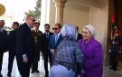 الرئيس السيسي والسيدة قرينته يستقبلان أردوغان وزوجته - eg