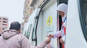 قافلة علاجية بقويسنا تقدم خدماتها لـ 350 مواطنا بالساحة الشعبية