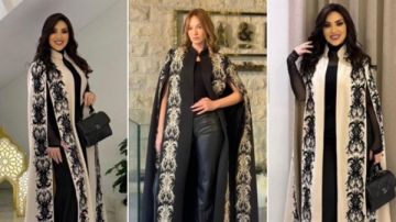 إطلالات مبهرة.. فنانات تألقن بالقفطان في حفلات السحور إطلالات مبهرة.. فنانات تألقن بالقفطان في حفلات السحور