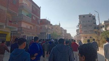 تشييع جثامين الأطفال الـ 3 ضحايا حريق شبين القناطر