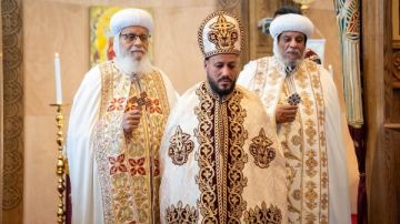 سيامة كاهن جديد بكنيسة السيدة العذراء والرسولين بطرس وبولس في هولندا