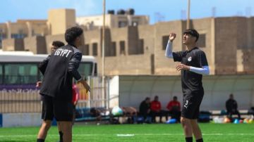 منتخب الناشئين يختتم تدريباته لمواجهة المغرب.. ودرويش يحفز اللاعبين منتخب الناشئين يختتم تدريباته لمواجهة المغرب.. ودرويش يحفز اللاعبين