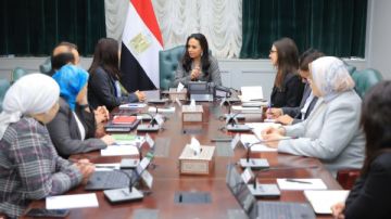 وزيرة التضامن تلتقي الممثلة المقيمة لبرنامج الأمم المتحدة الإنمائي في مصر