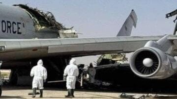 أضرار كبيرة بطائرة تجسس أمريكية بعد هجوم إيراني على قاعدة الأمير سلطان