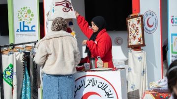 الهلال الأحمر المصري يدفع بأكثر من 86 ألف سلة غذائية ومساعدات إلى غزة