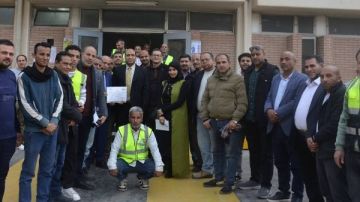 مياه الشرب بالجيزة: محطة الهرم الحلزونية للصرف تحصل على شهادة T.S.M مياه الشرب بالجيزة: محطة الهرم الحلزونية للصرف تحصل على شهادة T.S.M