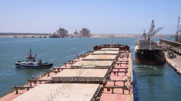 ميناء دمياط يستقبل 13 سفينة حاويات وبضائع عامة