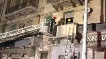 إصابة سيدة في انهيار جزئي لعقار بحي الجمرك بالإسكندرية